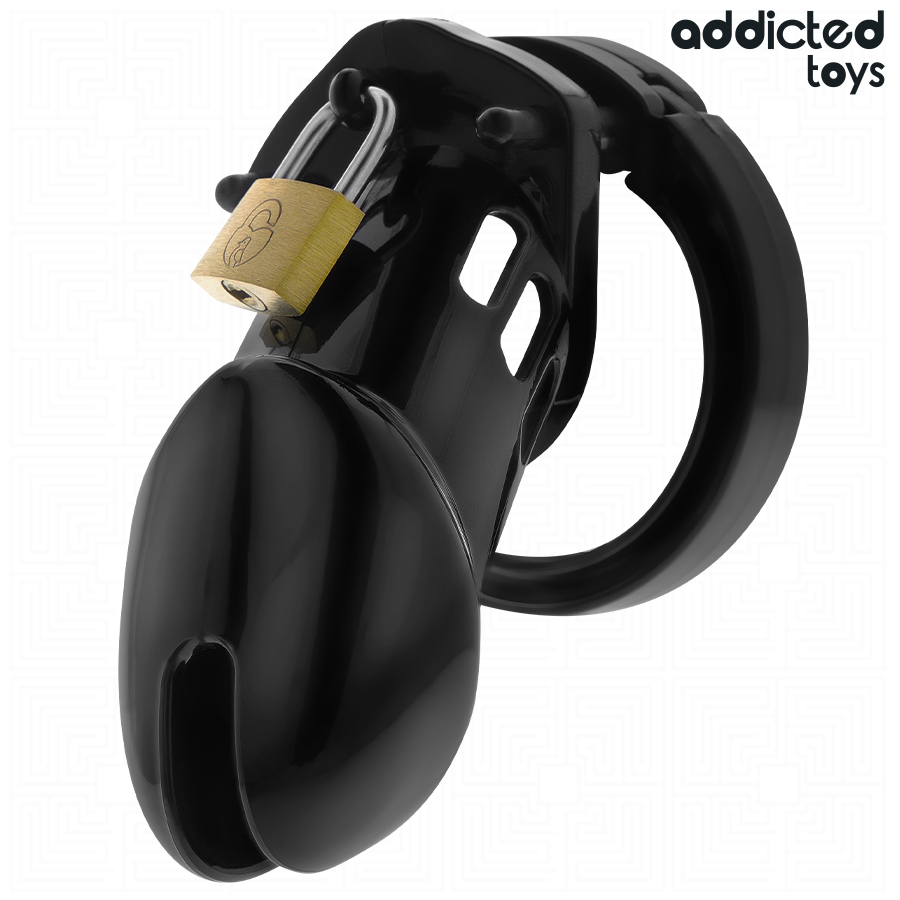 Addicted Toys Locked Obsidian Hold - Jaula para Pene Talla M