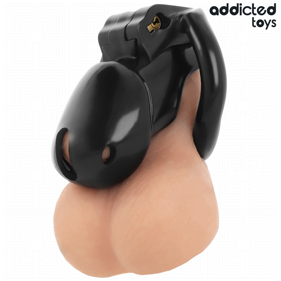 Jaula de Castidad Mindnight Cell S - Acero Inoxidable con 4 Anillos Ajustables