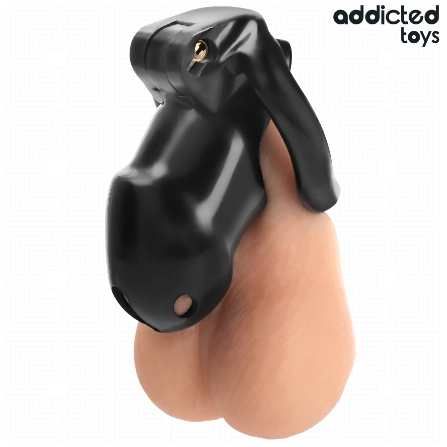 Addicted Toys Locked Midnight Cell - Jaula de Castidad Talla M