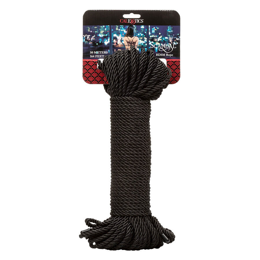 Cuerda BDSM Scandal Black 50 m - CalExotics