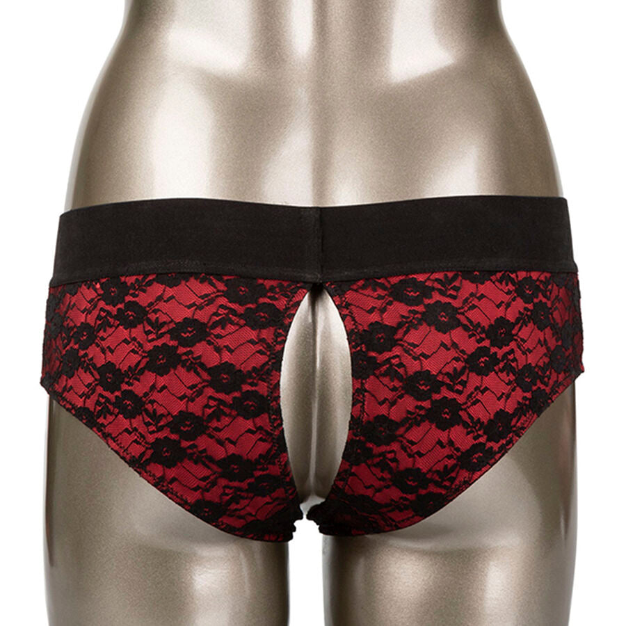 Scandal Set Braguitas sin Entrepierna con Dildo de Silicona - Talla S/M