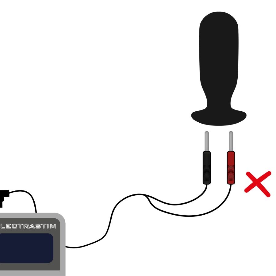 ElectraStim Cable Estimulador 90 Grados - Conector Acodado 1.2m