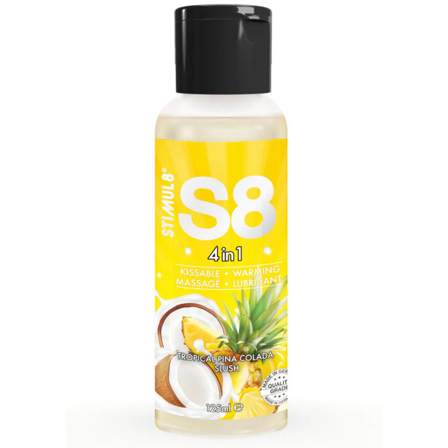 Stimul8 S8 4 en 1 Lubricante Piña Colada 125 ml