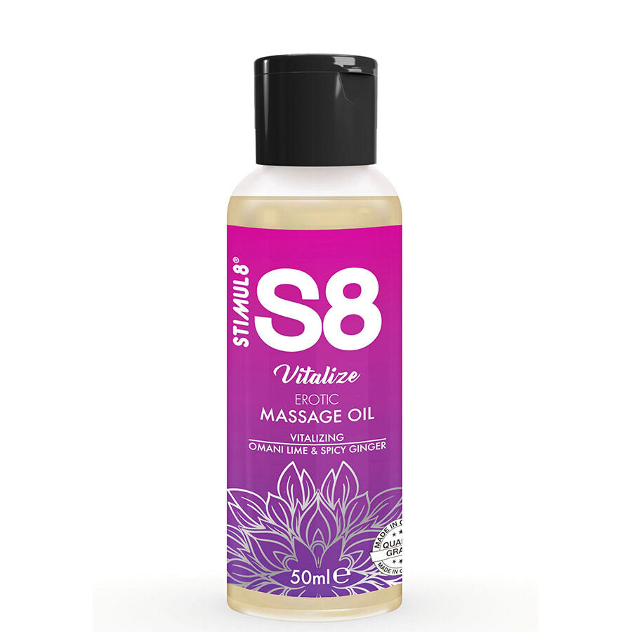 Stimul8 S8 Massage Oil Box - Pack de 3 x 50 ml