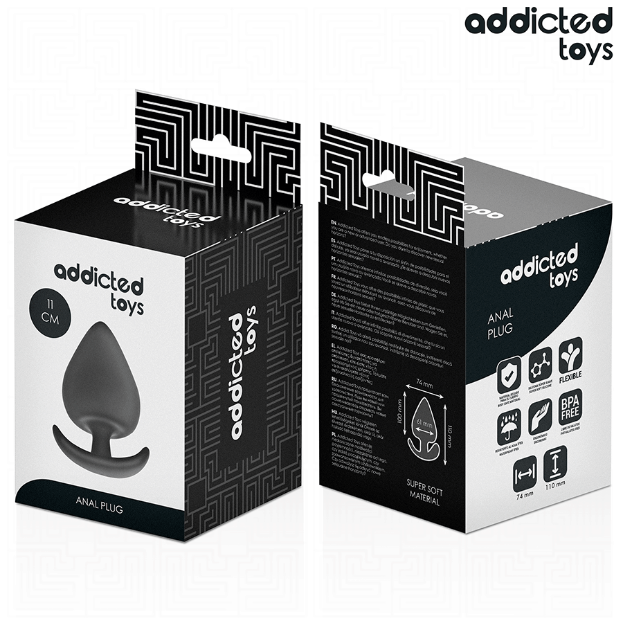 Addicted Toys Anal Plug Silicone XXL 11 cm