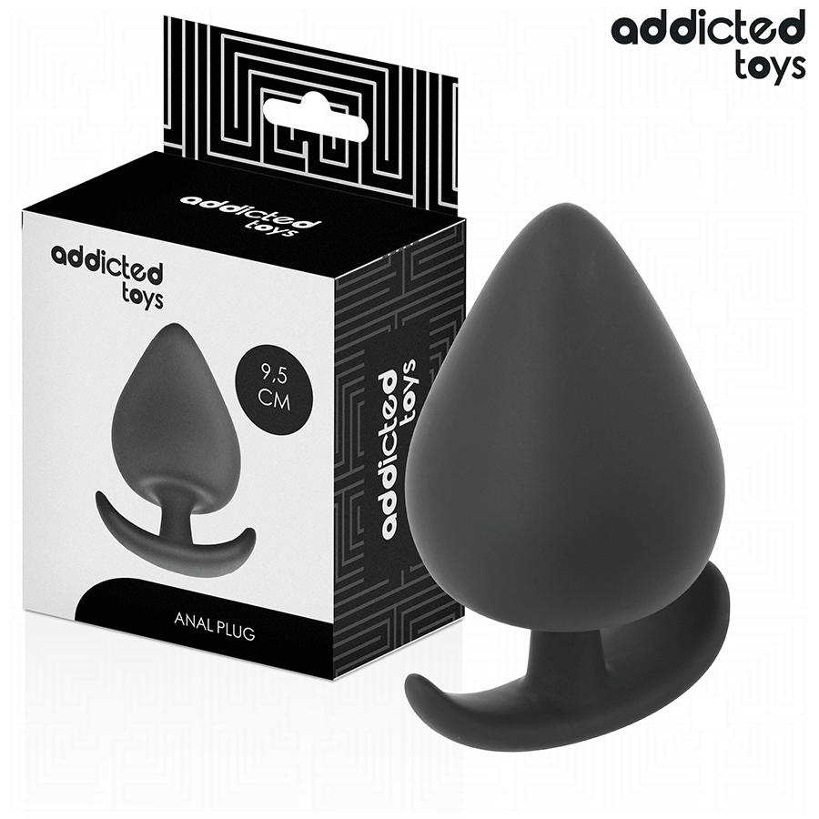 Plug Anal Silicona Talla XL 9,5 cm - ADDICTED TOYS