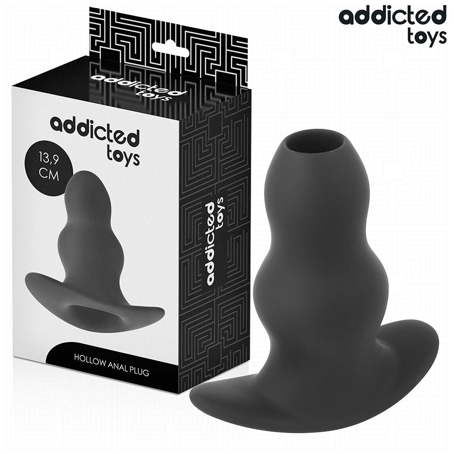 Addicted Toys Hollow Anal Plug Silicone XL 13.9 cm