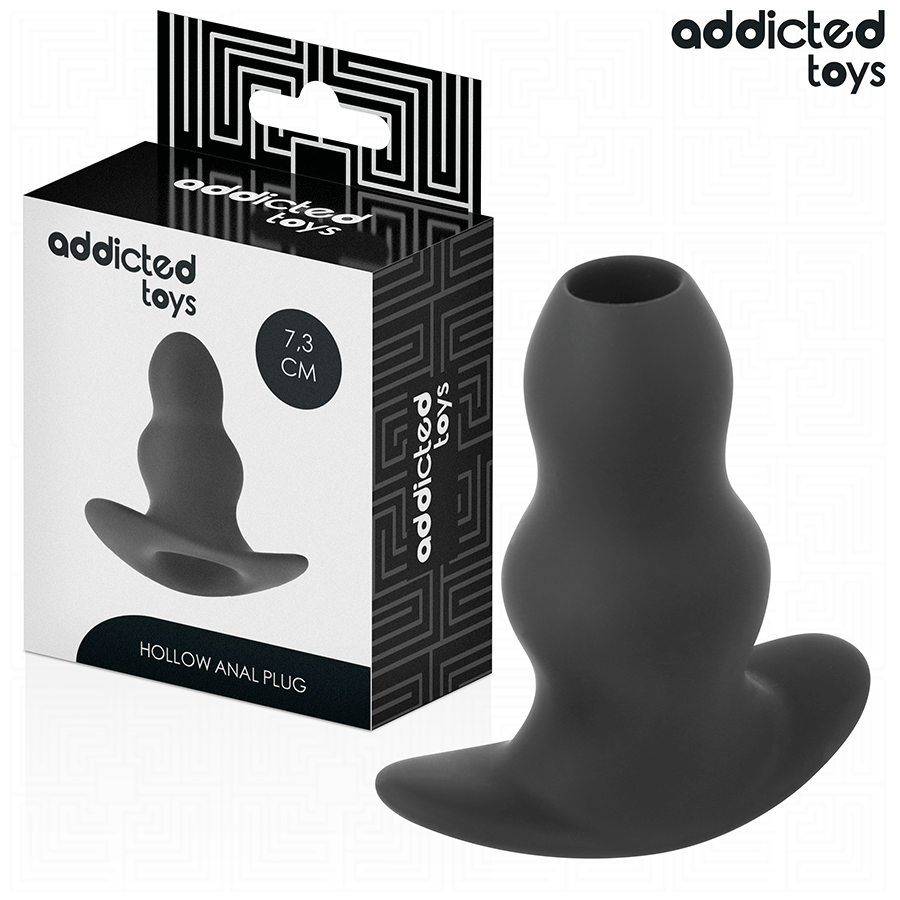 Addicted Toys Hollow Anal Plug Silicone Talla S