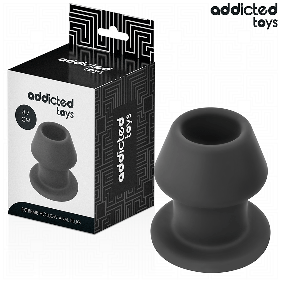 Addicted Toys Extreme Hollow Anal Plug Silicone Talla M
