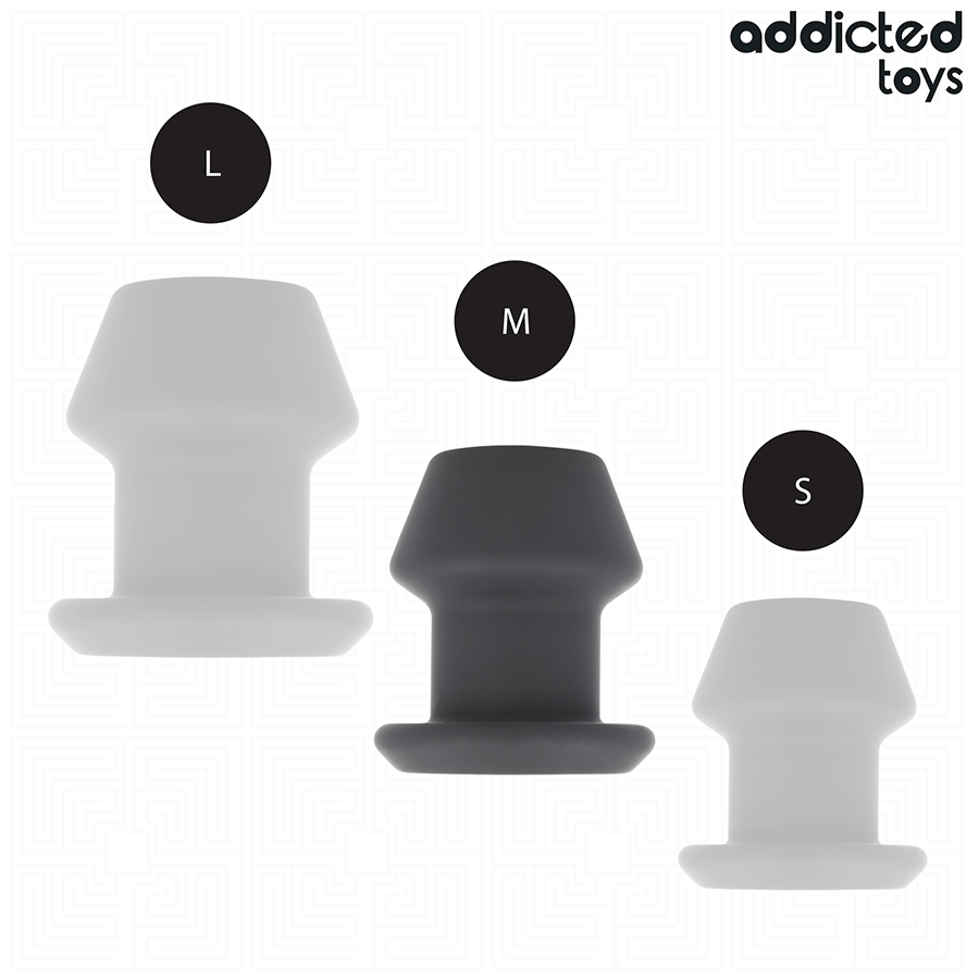 Addicted Toys Extreme Hollow Anal Plug Silicone Talla M