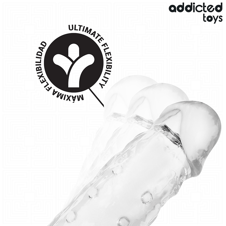 Funda Peneana Transparente Talla M 27 cm - ADDICTED TOYS