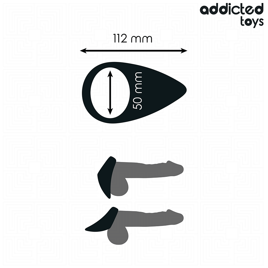 Anillo Peneano Tear Shaped - ADDICTED TOYS