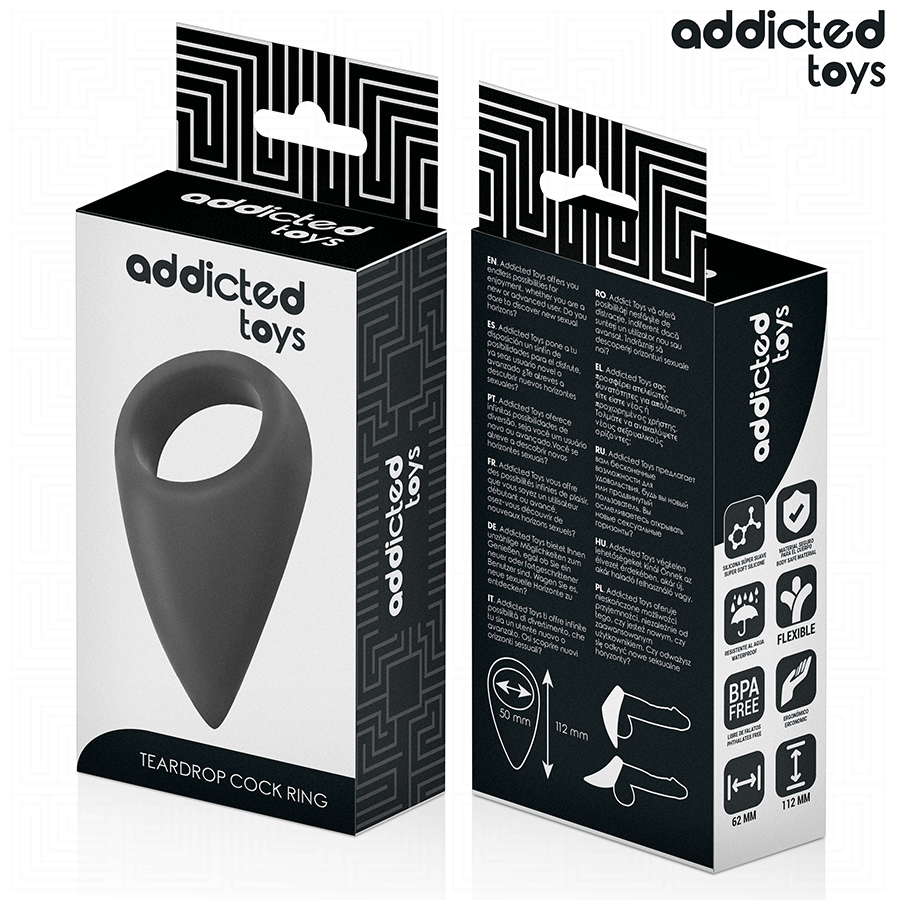 Anillo Peneano Tear Shaped - ADDICTED TOYS