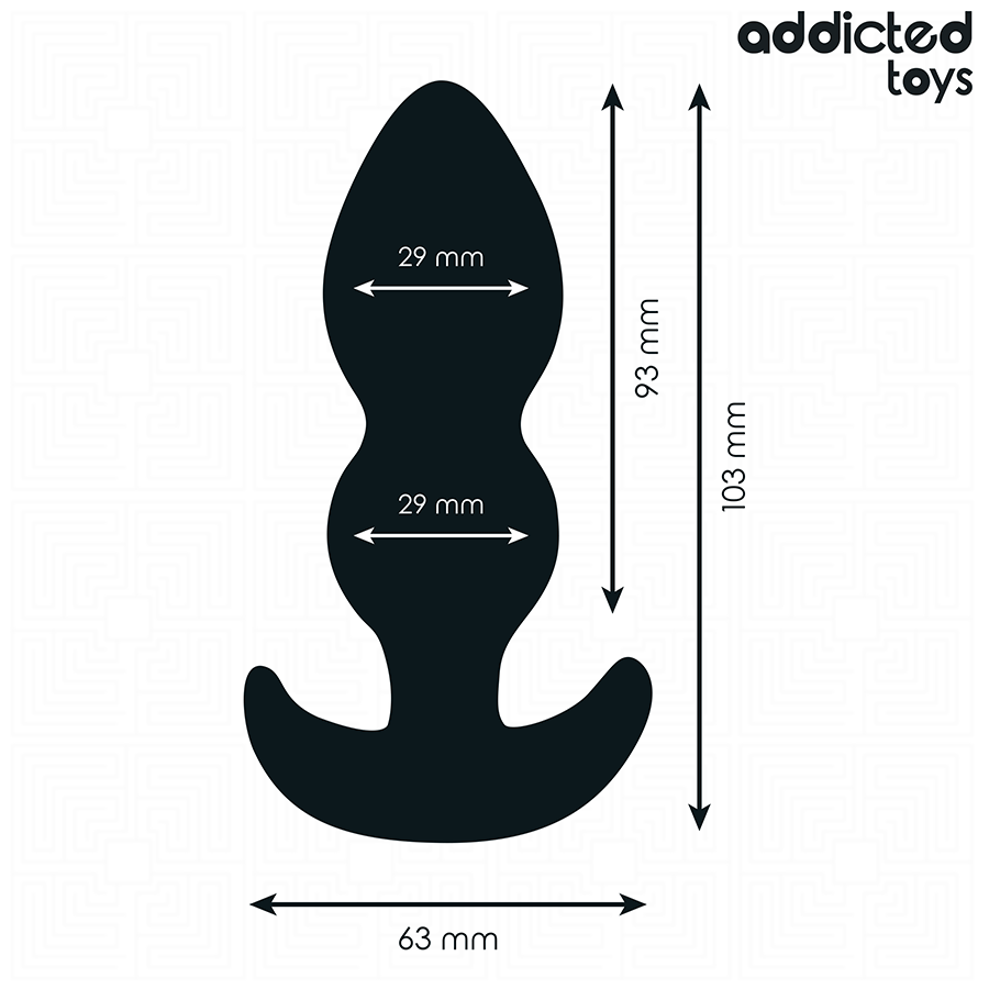 Addicted Toys Anal Plug Silicone Talla S - 10.3 cm