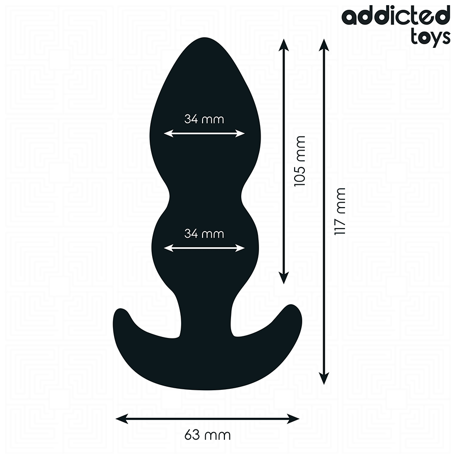 Addicted Toys Anal Plug Silicone Talla L - 11,7 cm