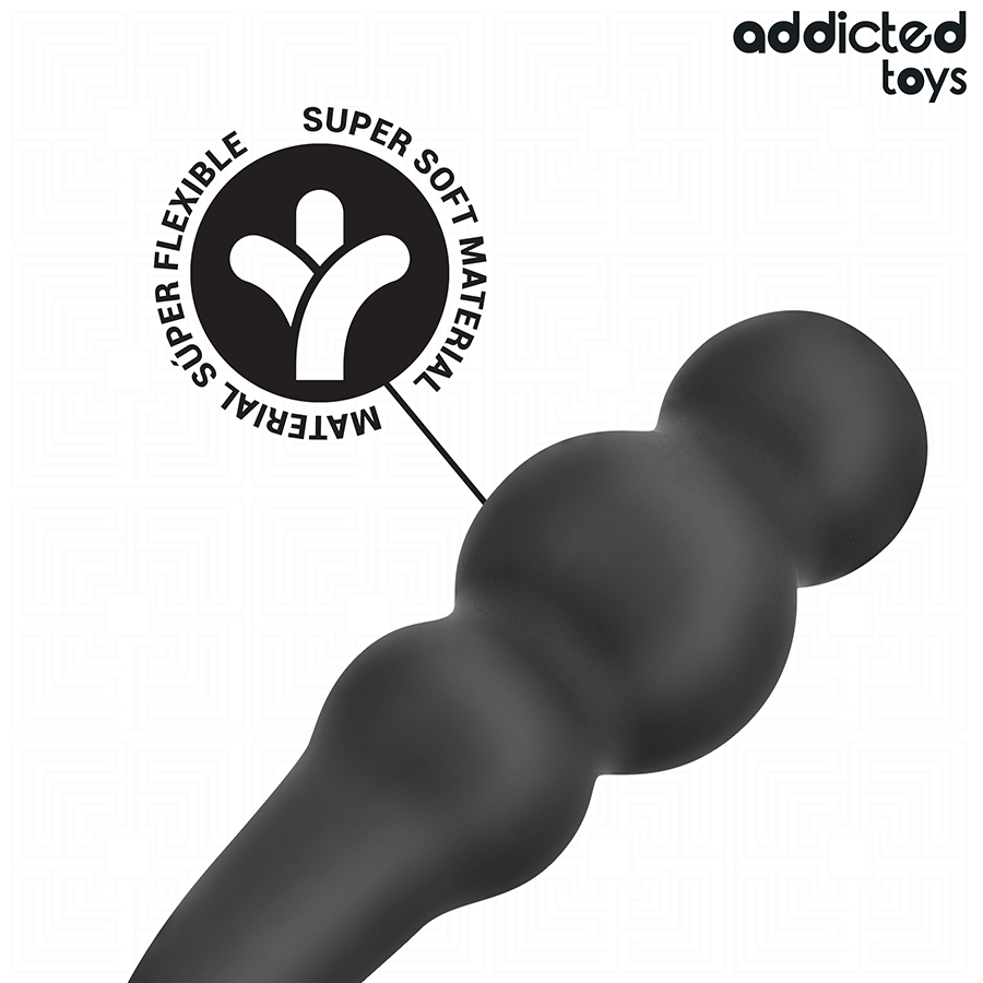 Anal Plug with Ring Silicone Model 1 - ADDICTED TOYS