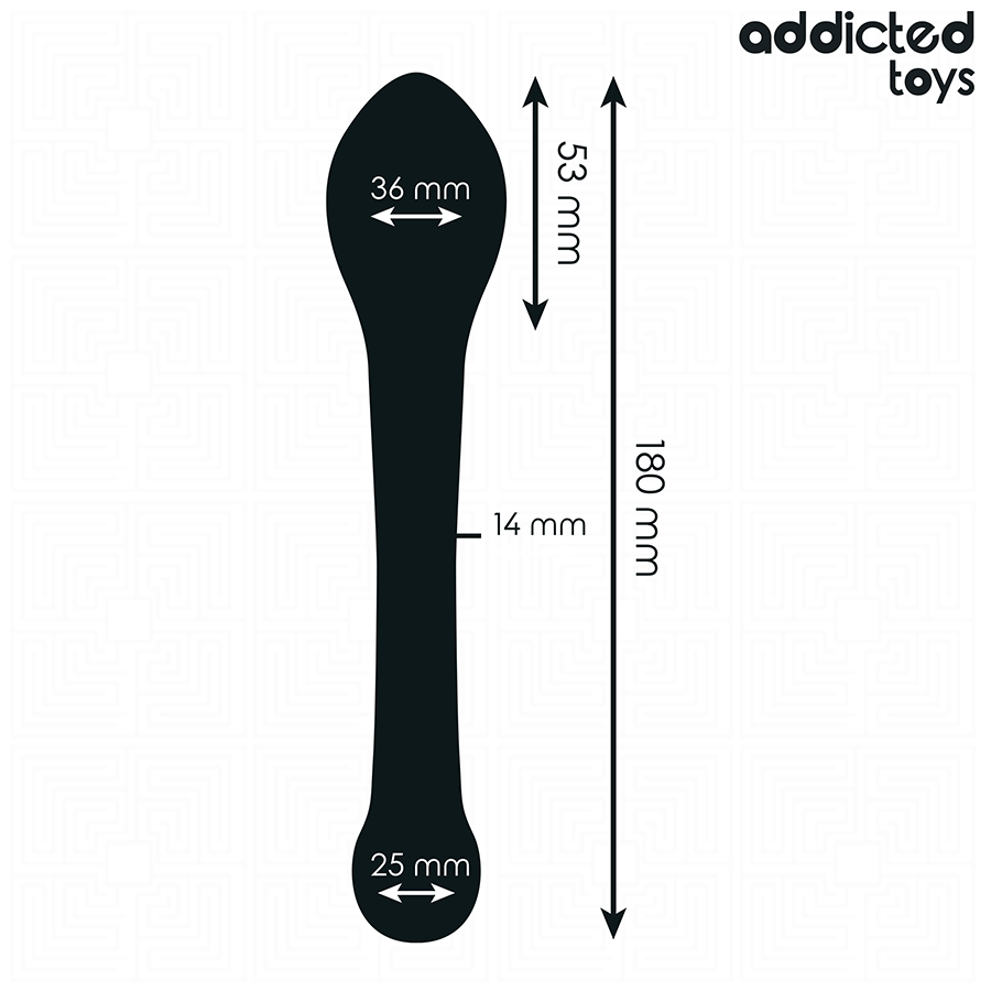 Estimulador Anal de Silicona 18 cm - ADDICTED TOYS