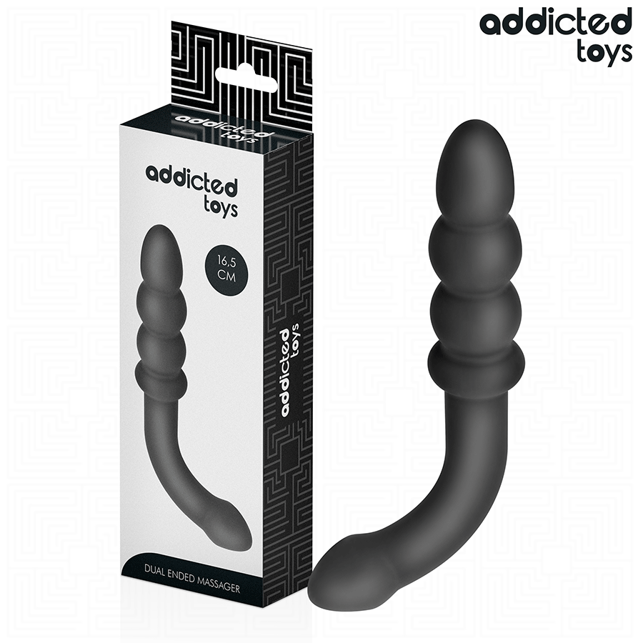 Addicted Toys Double Anal Massager Silicone 16.5 cm