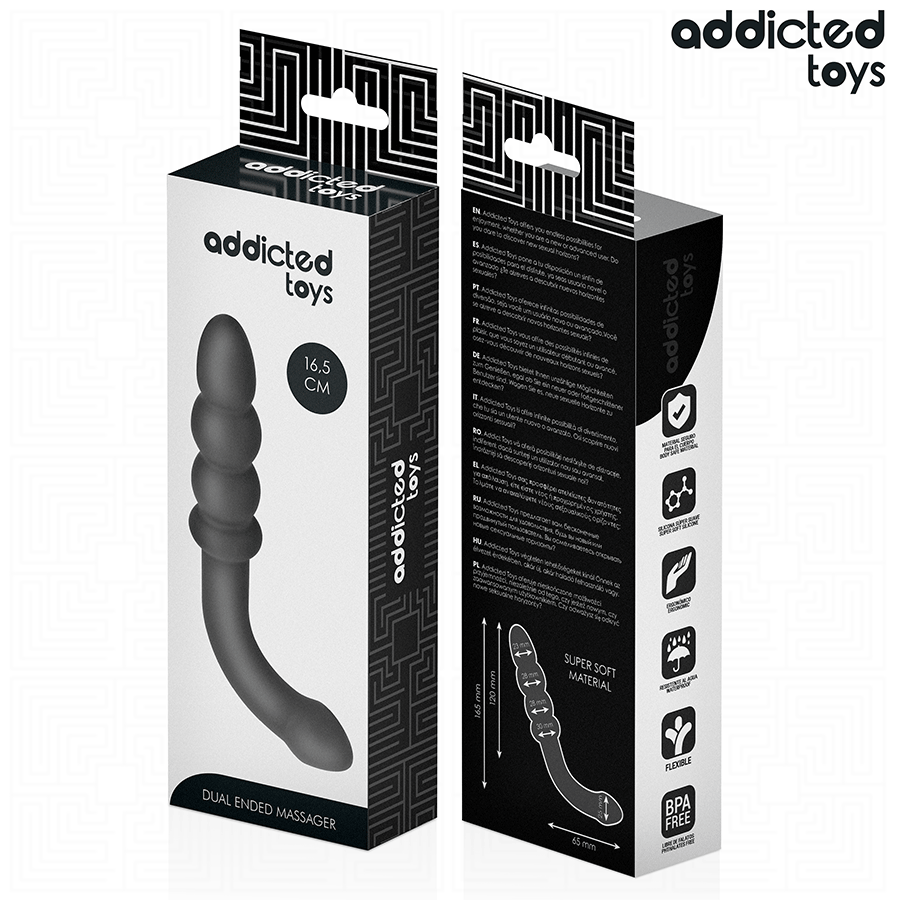 Addicted Toys Double Anal Massager Silicone 16.5 cm