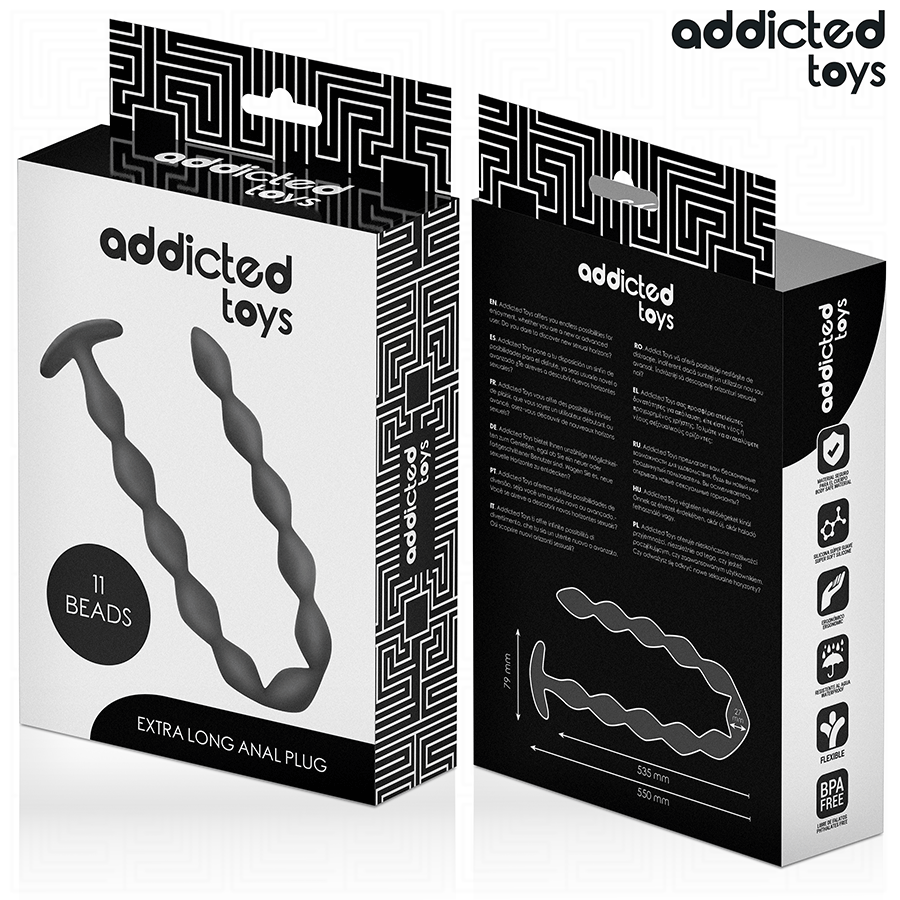 Addicted Toys Extra Long Silicone Anal Plug