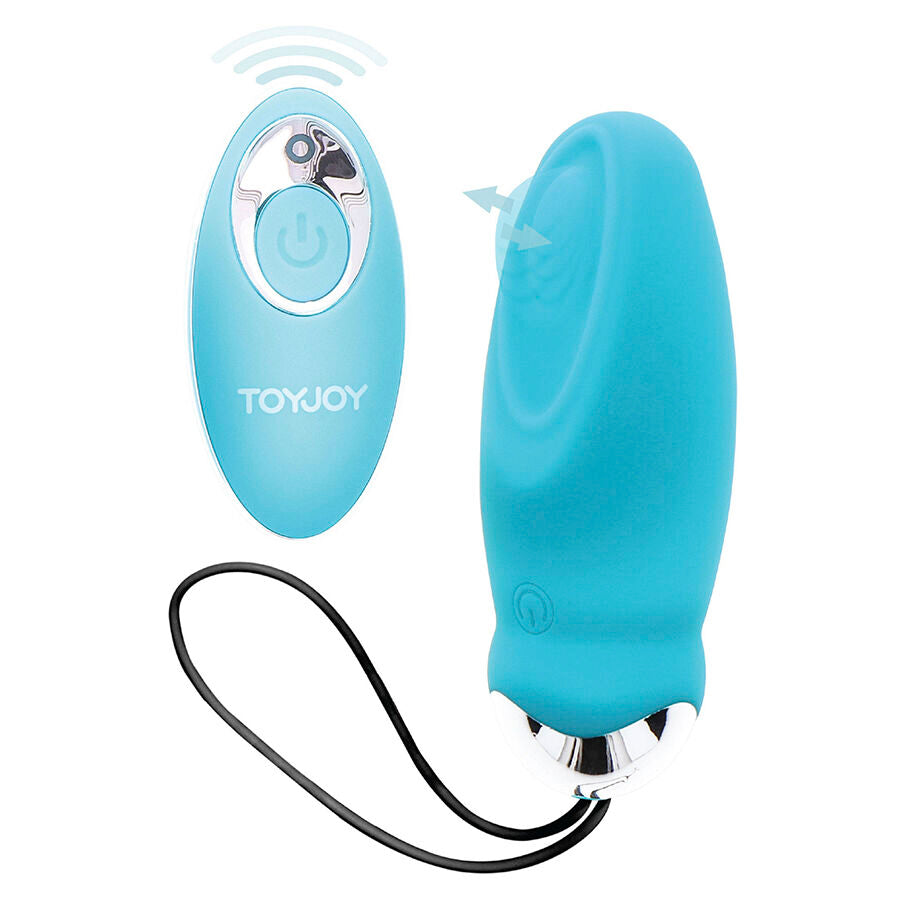 TOYJOY Happiness I'm So Eggcited - Vibrador con Control Remoto Azul