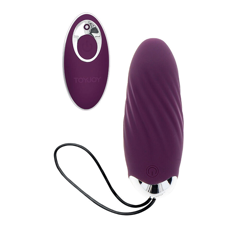 Toyjoy Happiness Knock Knock Eggstavagant Vibrator con Control Remoto Púrpura