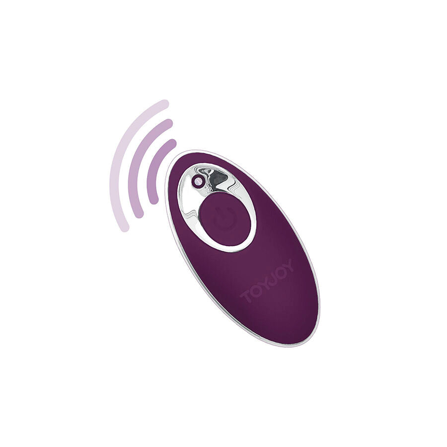 Toyjoy Happiness Knock Knock Eggstavagant Vibrator con Control Remoto Púrpura