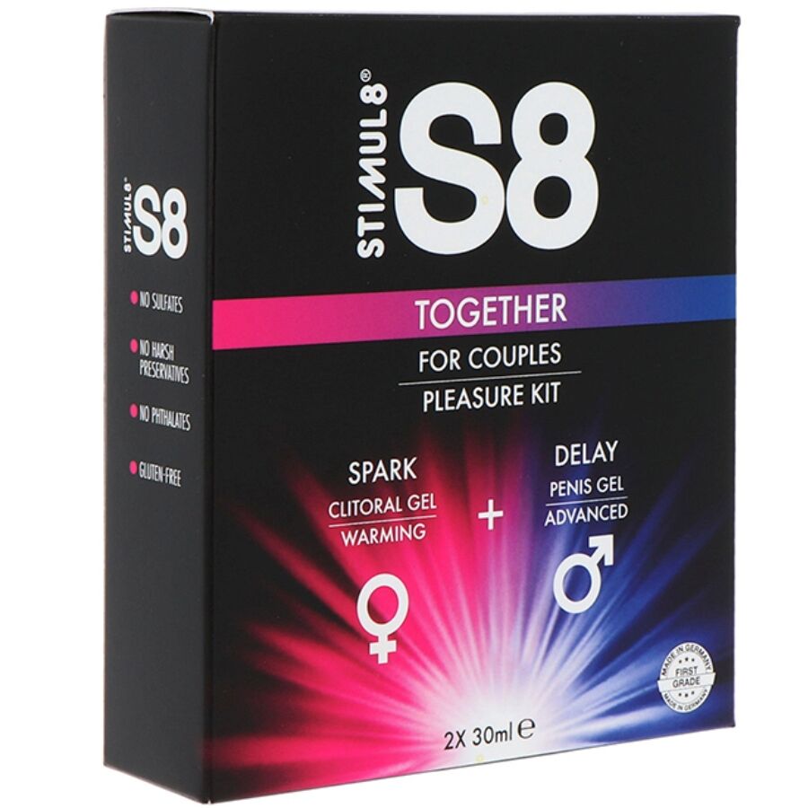 Stimul8 S8 Together Couple Kit - 2 x 30 ml