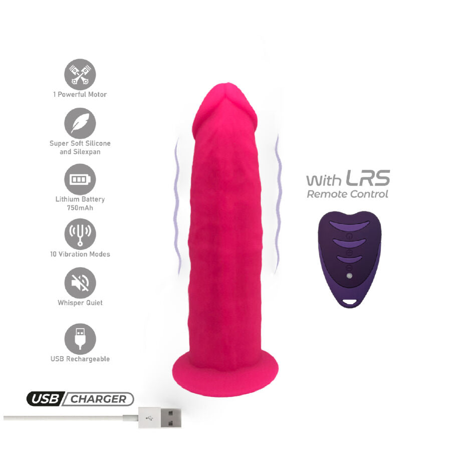 Silexd Realistic Penis Model 2 Pink - Control Remoto 17 cm