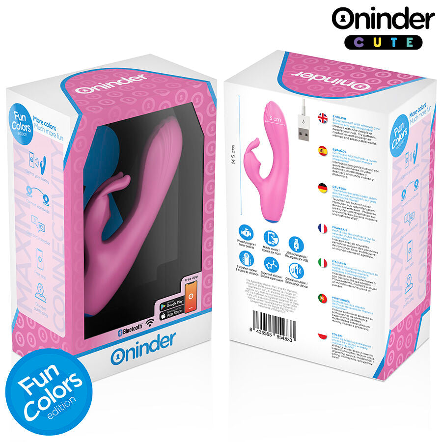 Oninder Cute Love Bunny - Vibrador con Control por App