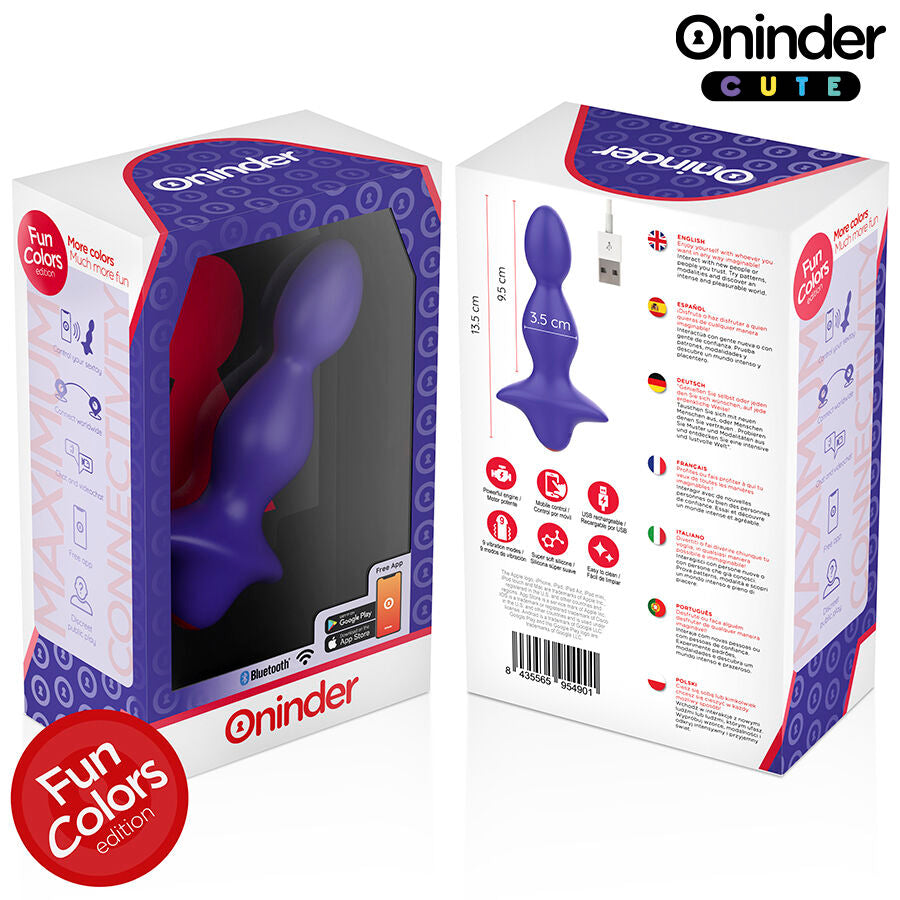 Oninder Cute Love Butt - Vibrador Anal con Control por App