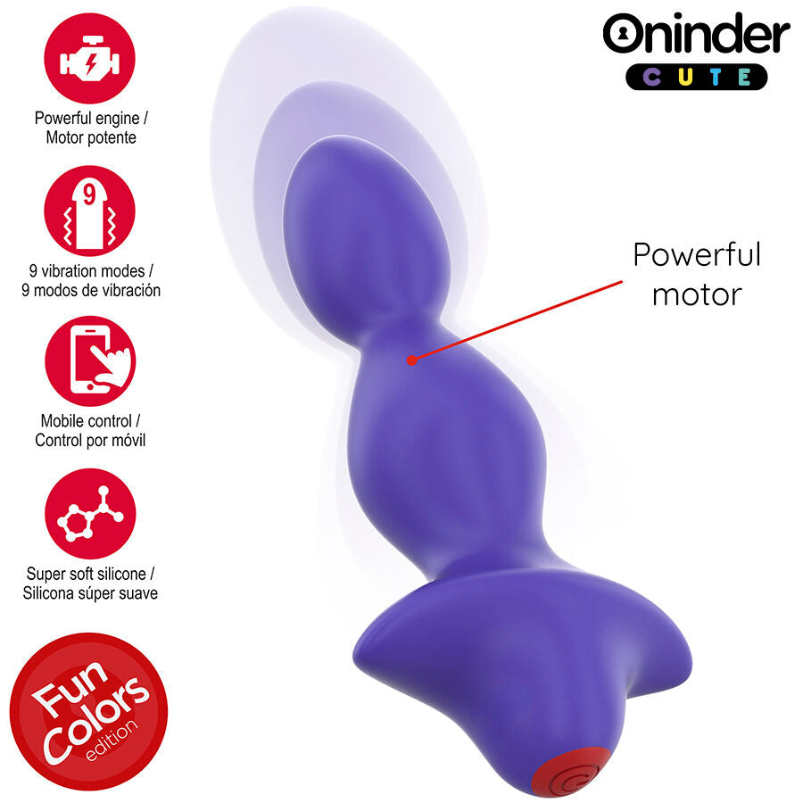 Oninder Cute Love Butt - Vibrador Anal con Control por App