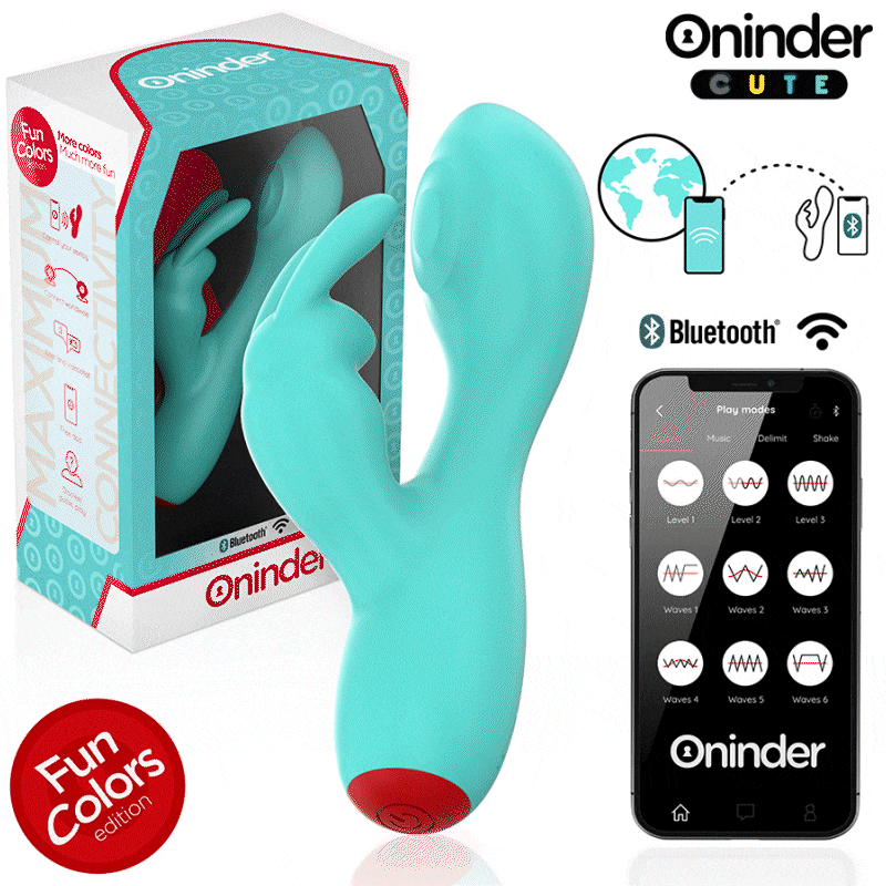 Oninder Cute Love Bunny - Vibrador G-Spot y Clitoral con App