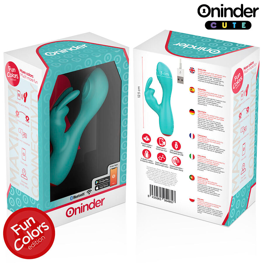 Oninder Cute Love Bunny - Vibrador G-Spot y Clitoral con App