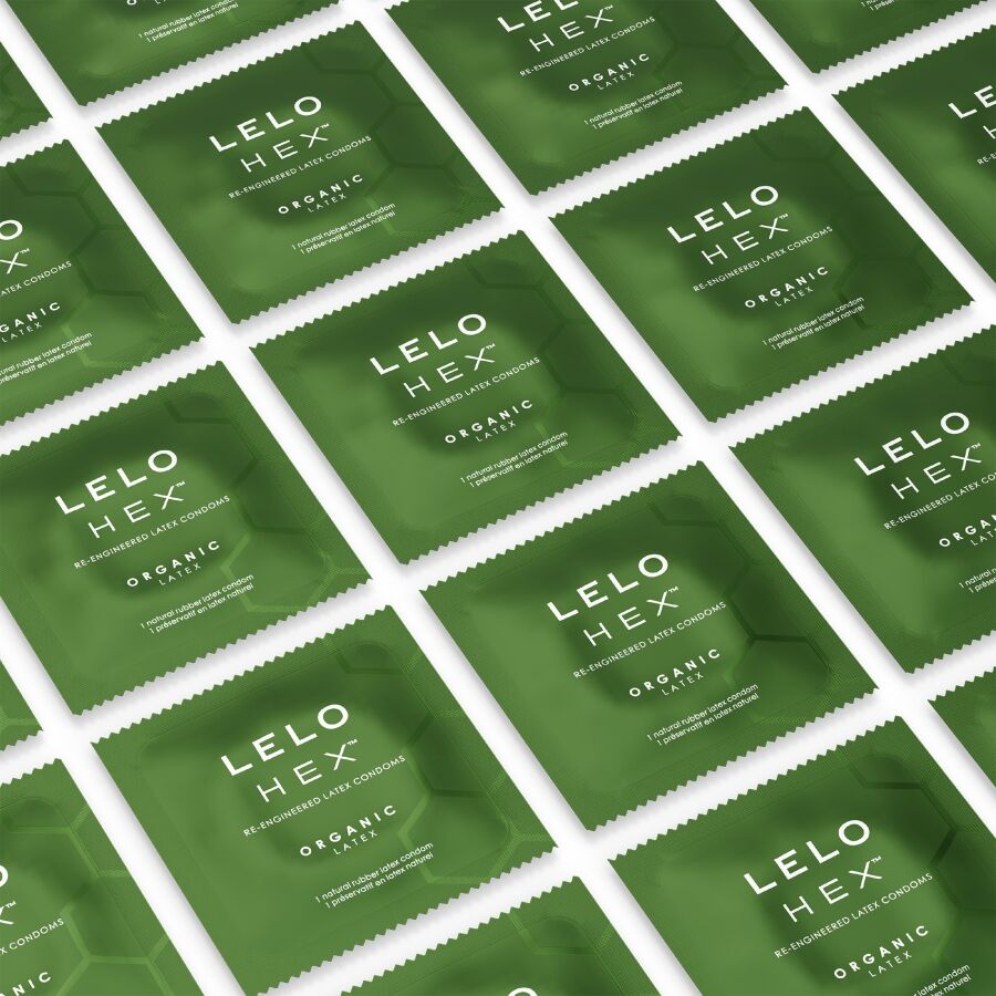 LELO HEX Organic Preservativos Latex Bio - Caja 12 Unidades