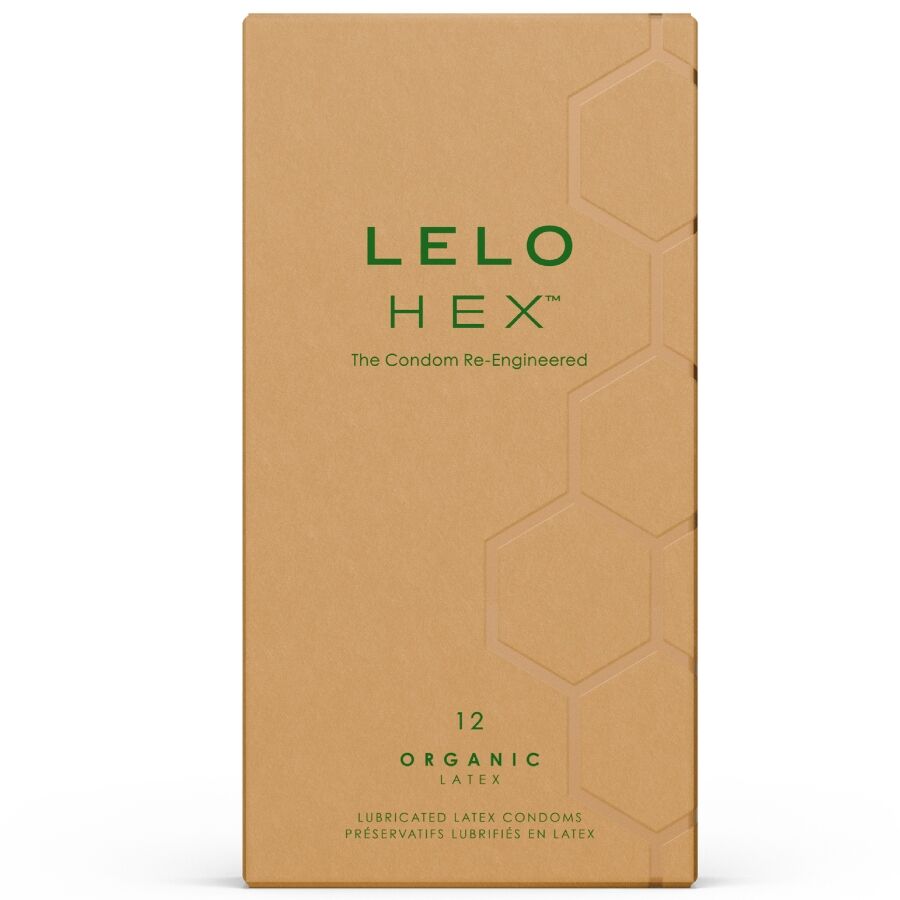 LELO HEX Organic Preservativos Latex Bio - Caja 12 Unidades