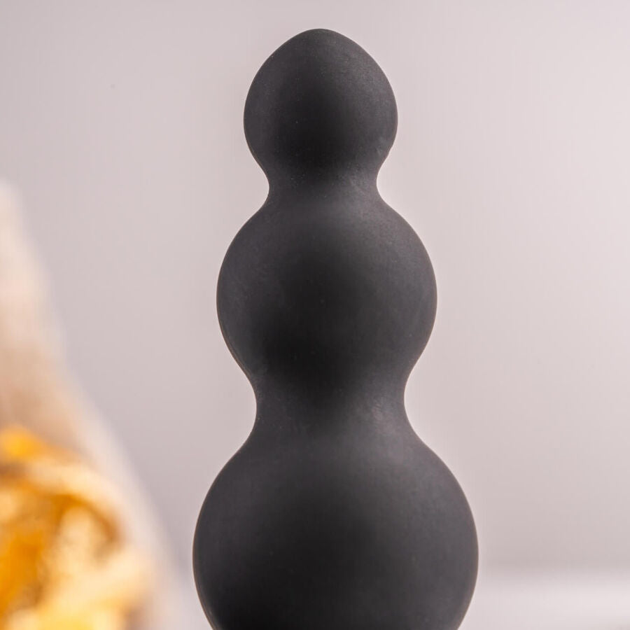 Rocks-Off Petite Sensations Bubbles Anal Plug Vibrator Black