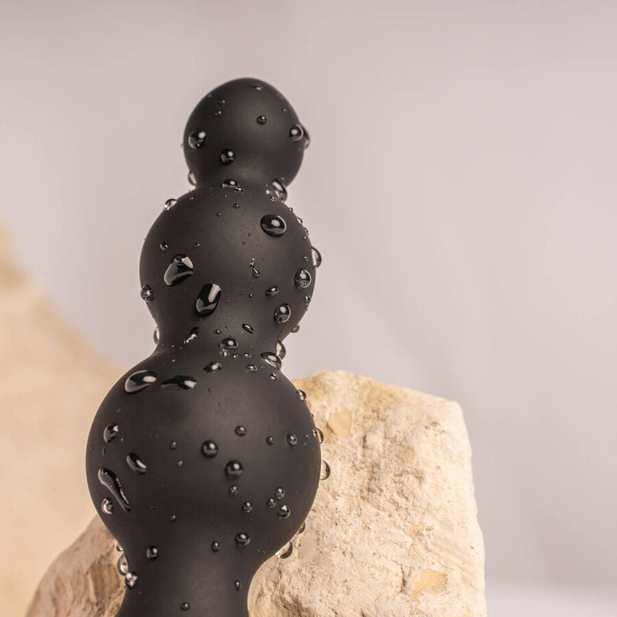Rocks-Off Petite Sensations Bubbles Anal Plug Vibrator Black