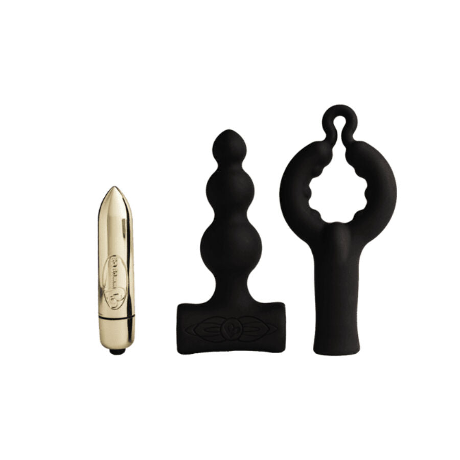 Rocks-Off Petite Sensations Bubbles Anal Plug Vibrator Black