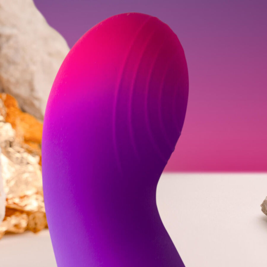 Rocks-Off Glow Girl Vibe - Vibrador Discreto Púrpura para Punto G