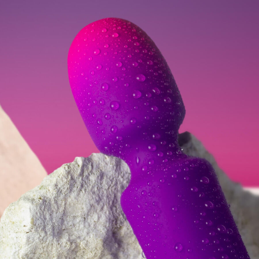 Rocks-Off Glo Girl Vibrator Wand Mini Purple