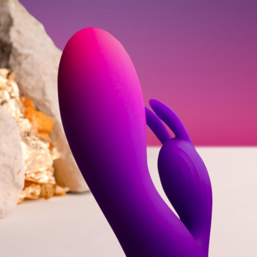 Rocks-Off Glo Girl Purple Rabbit Vibrator