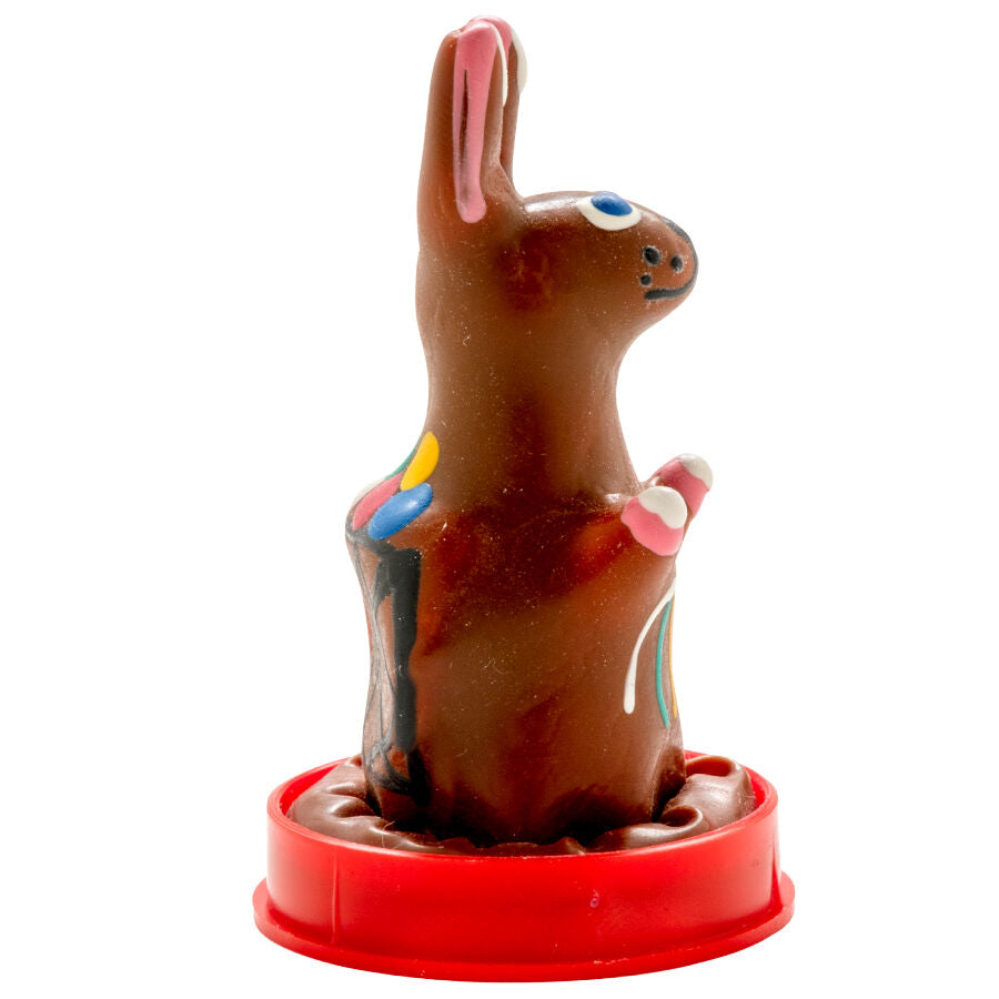 Condomerie Handpainted Novelty Condoms Easter Bunny - Juguete Erótico Artesanal