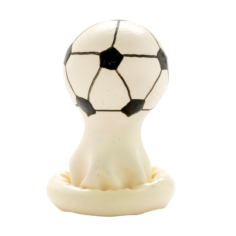 Condomerie Handpainted Novelty Condoms Football - Arte Erótico Pintado a Mano