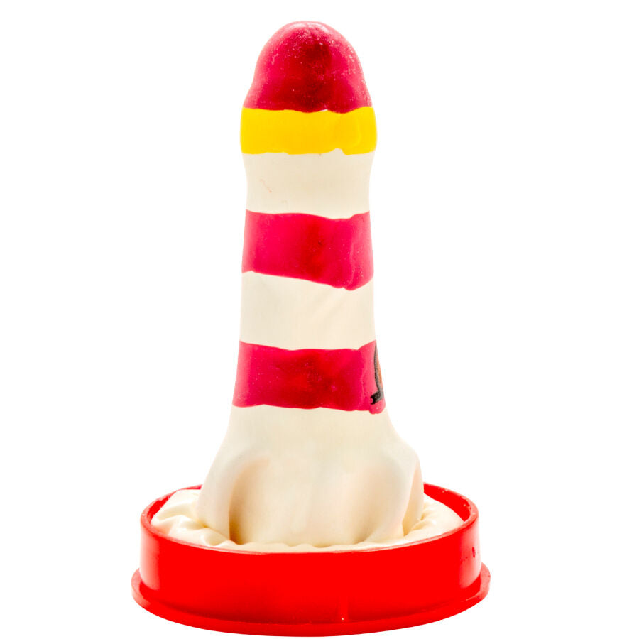 Condones Novelty Handpainted Lighthouse - Condomerie
