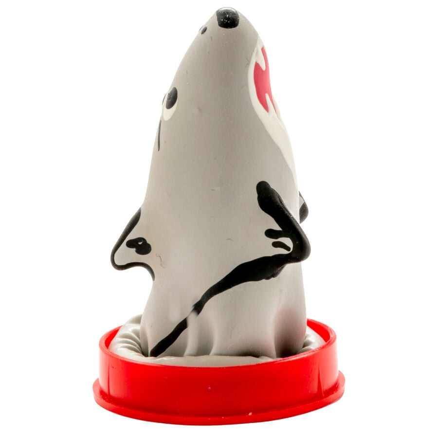 Condomerie Preservativos Novelty Pintados a Mano - Modelo Tiburón