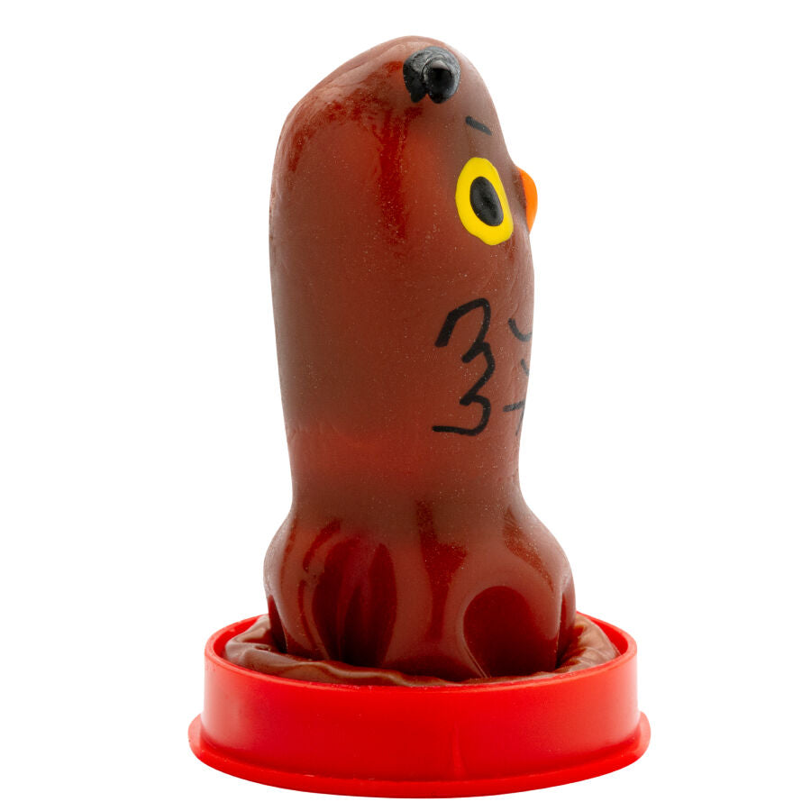 Condón de Novedad Condomerie Búho Pintado a Mano