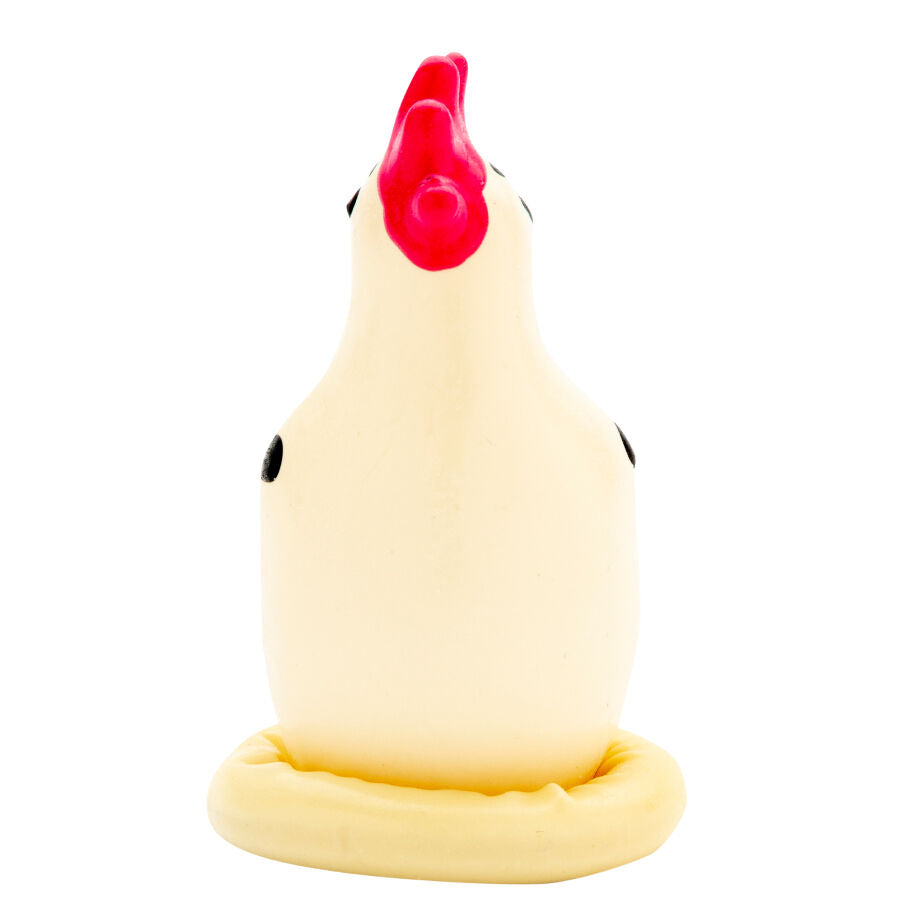 Condón de Novedad Pintado a Mano Gallo Cocky Rooster - Condomerie