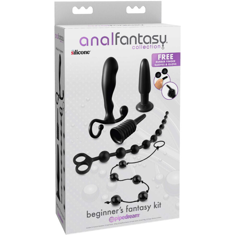 Anal Fantasy Elite Collection - Kit Principiante Negro