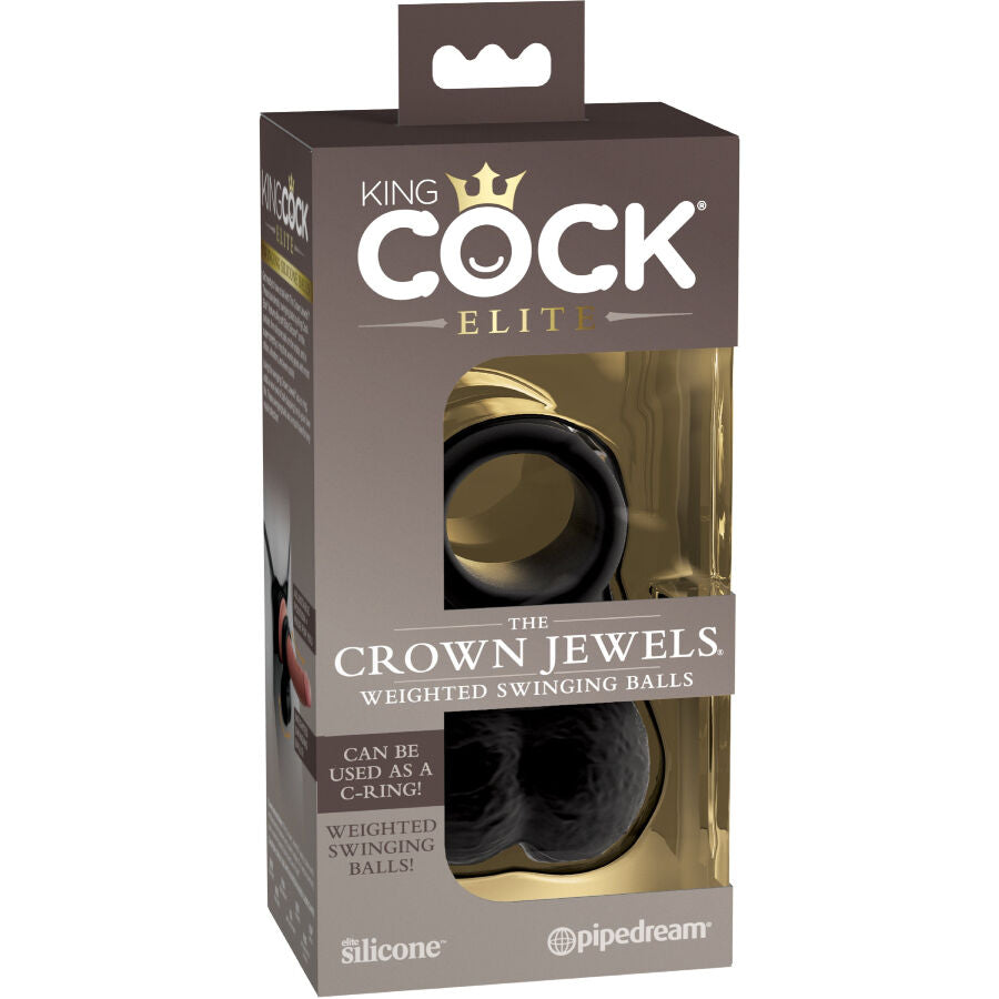 King Cock The Crown Jewels - Bolas de Silicona con Peso
